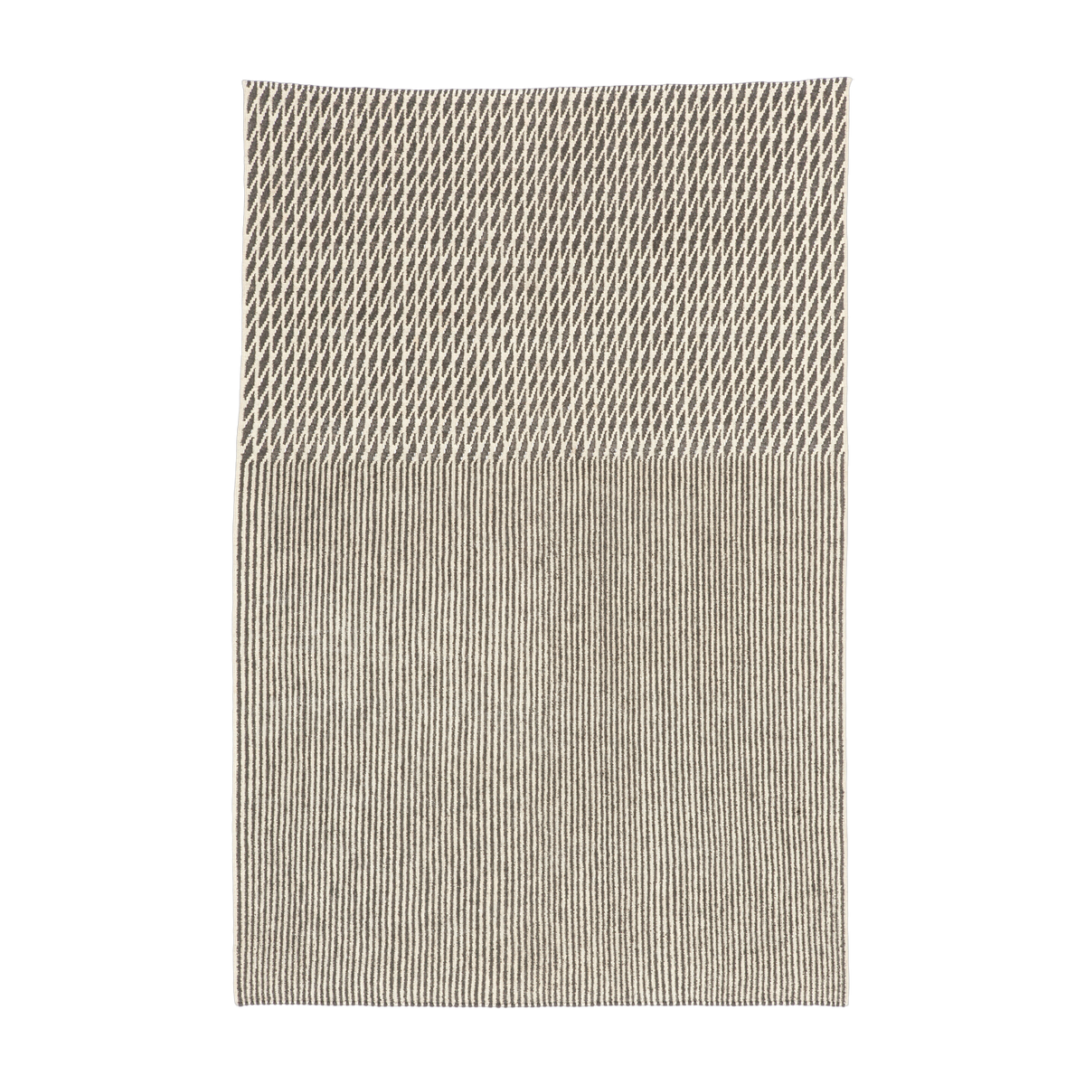 Tappeto in lana nera kilim 200 x 300 Blur - Nanimarquina
