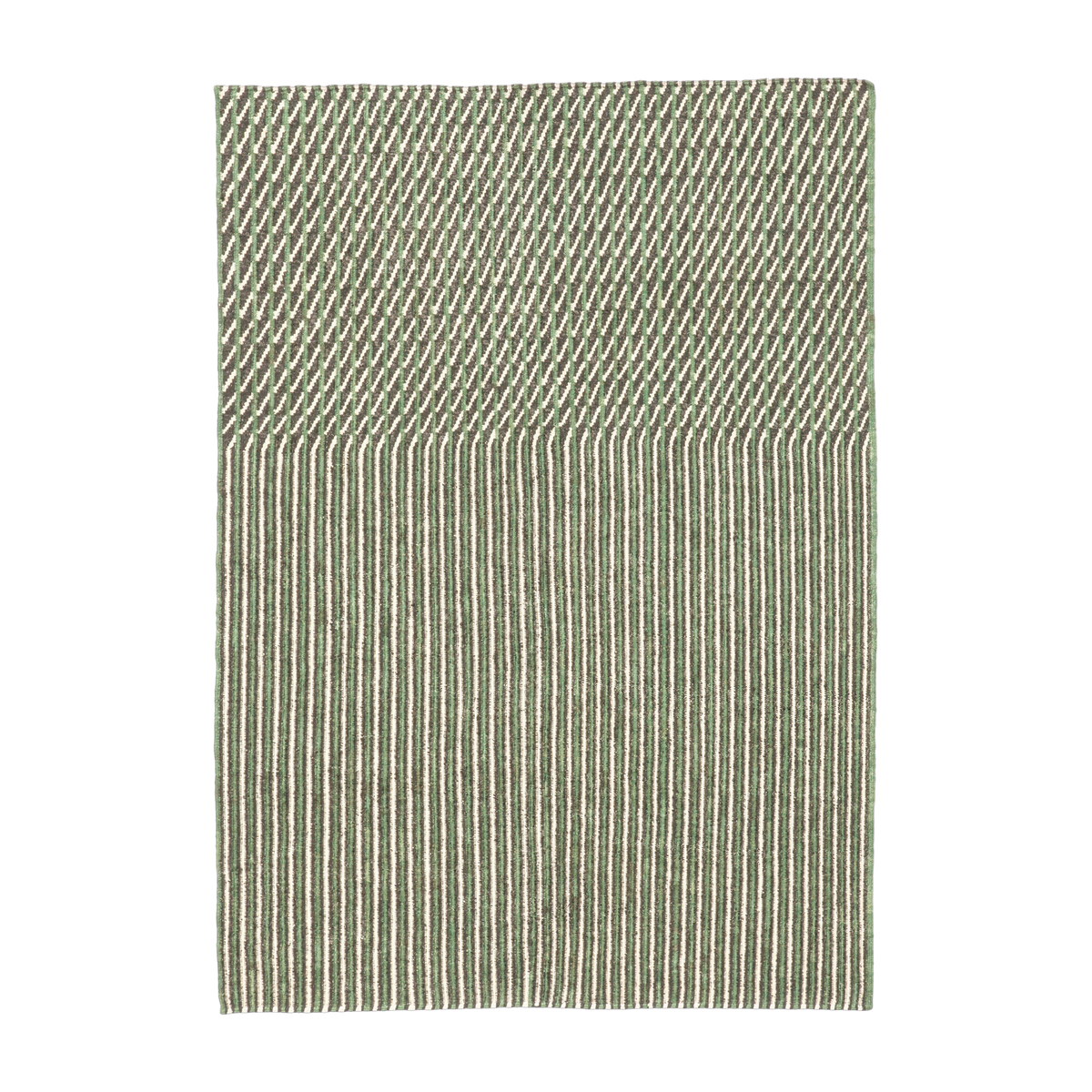 سجادة كيليم صوف أخضر 170x240 سم Blur - Nanimarquina