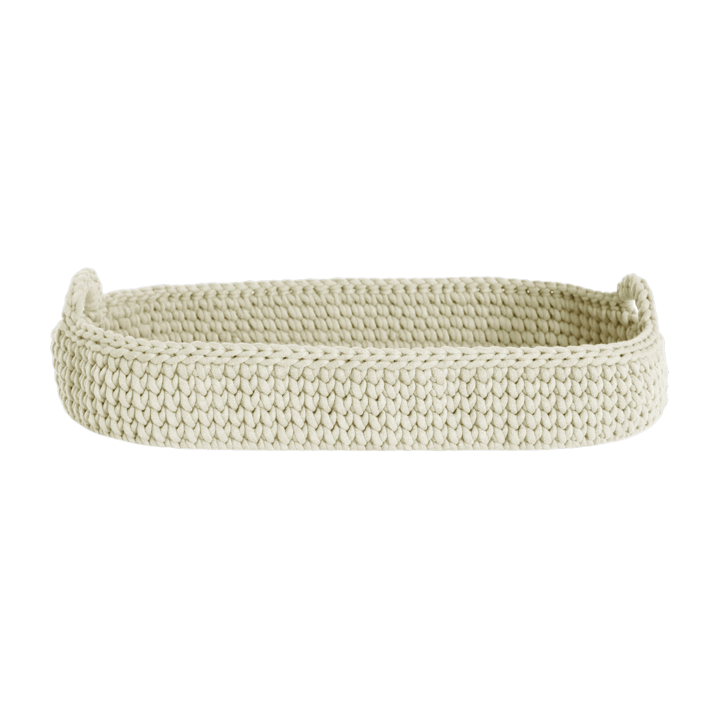 Cambiador y colchón de crochet beige - Happy Moses