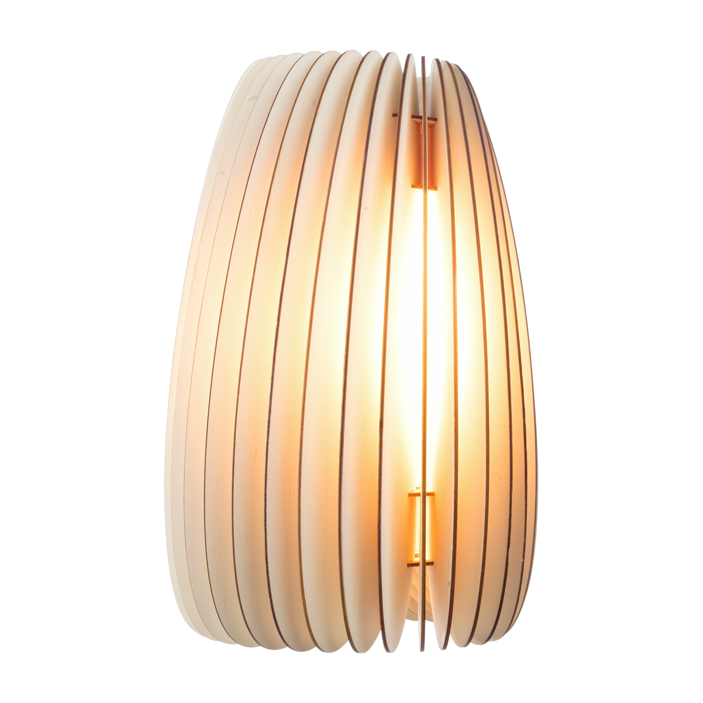 Secundum poplar wood pendant light Series A - Schneid Studio