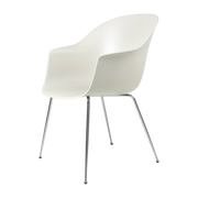 White chrome chair Bat - Gubi