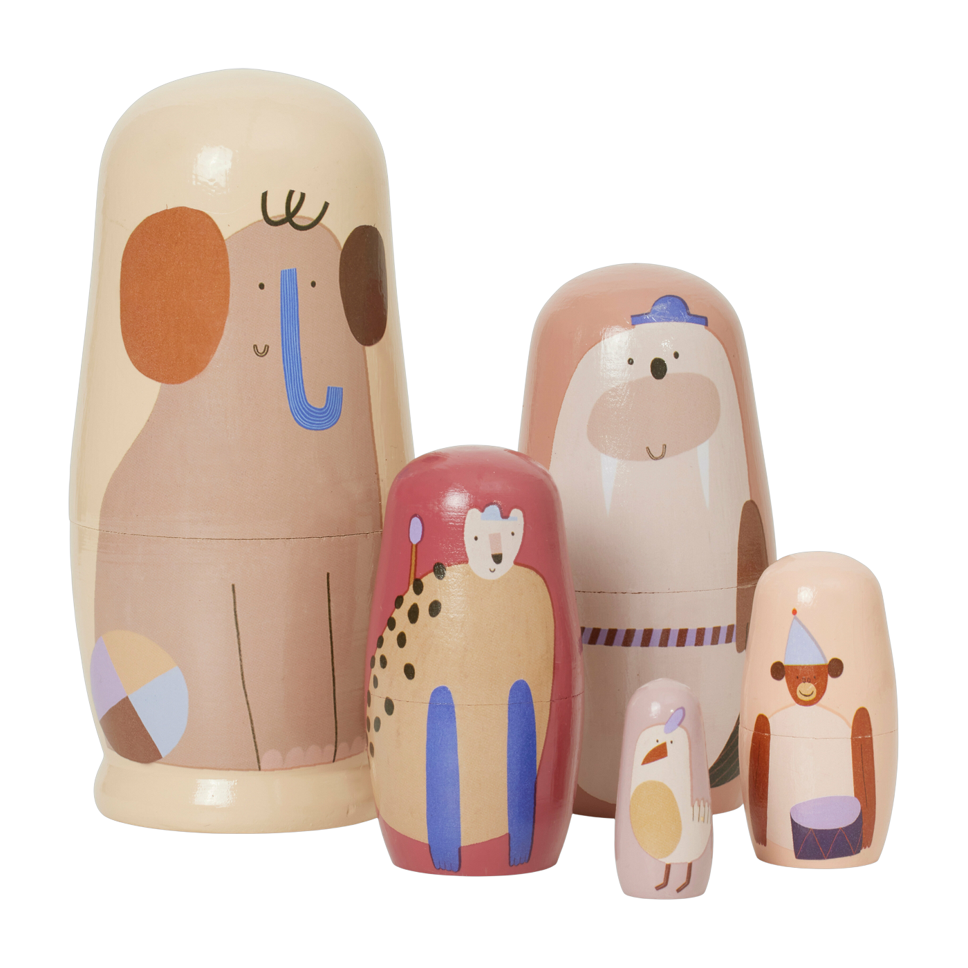 Critter Stapelpuppen aus Holz Multi -. Ferm Living