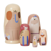 Multi Muñecos nido de madera Critter - Ferm Living