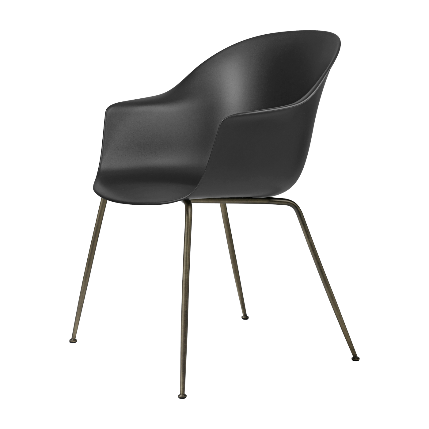 Black Antique Brass Chair Bat - Gubi