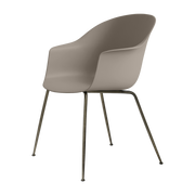 Silla beige en latón envejecido Bat - Gubi