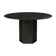 Esstisch ronde aus schwarzem Stein Epic -. Gubi