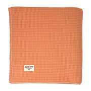Nappe orange gaufrée 140 x 200 - Maryne Guyot Créations