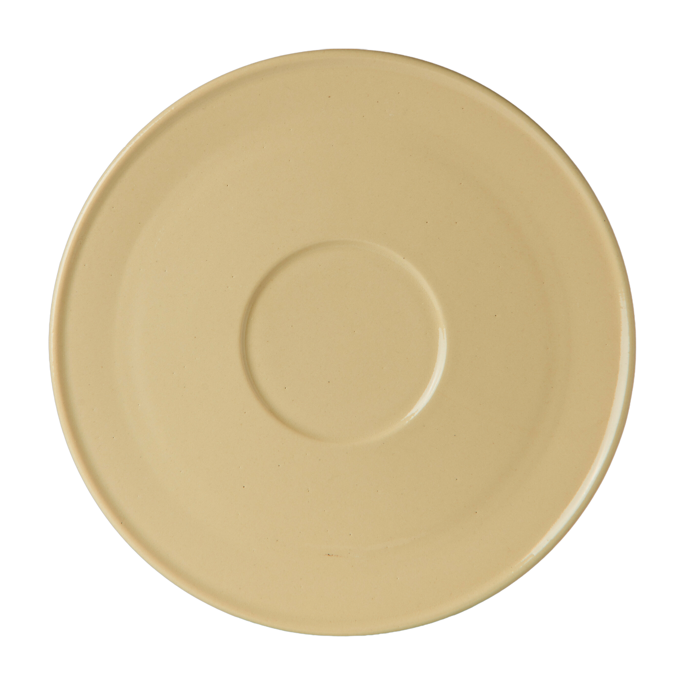 Unison Small Yellow Ceramic Plate - Schneid Studio