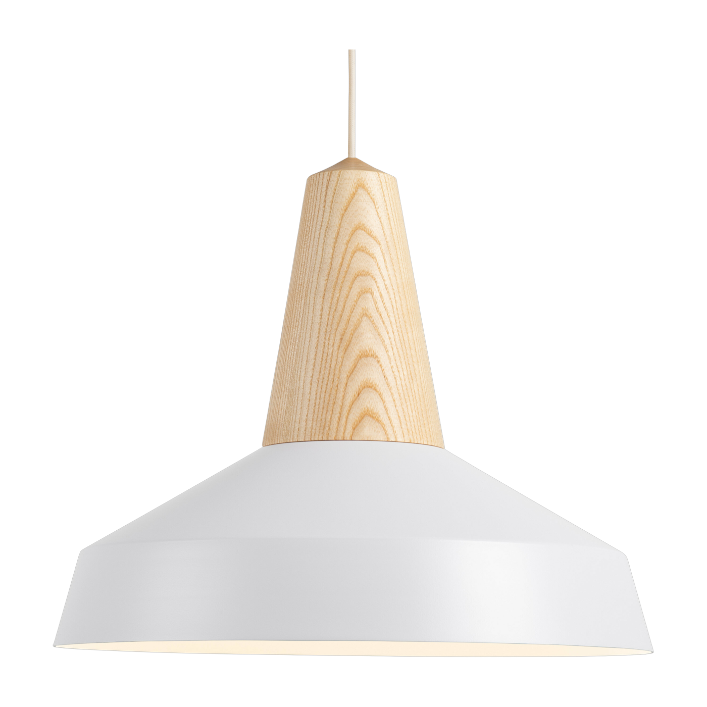 Eikon Circus white ash wood pendant lamp - Schneid Studio