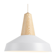 Eikon Circus white ash wood pendant lamp - Schneid Studio