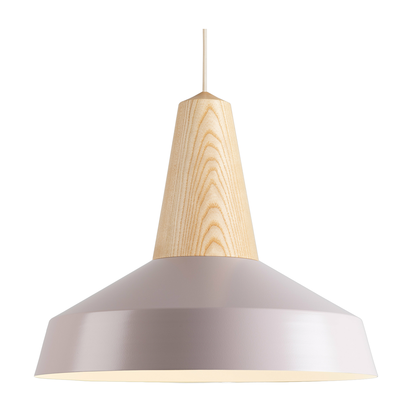 Eikon Circus light pink ash wood pendant lamp - Schneid Studio