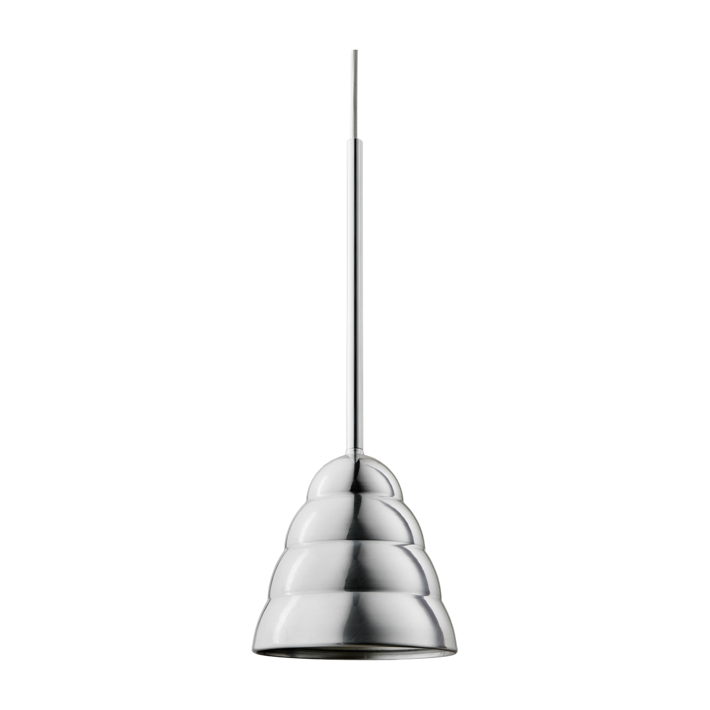 Aluminum suspension chrome Figura Stream - Schneid Studio