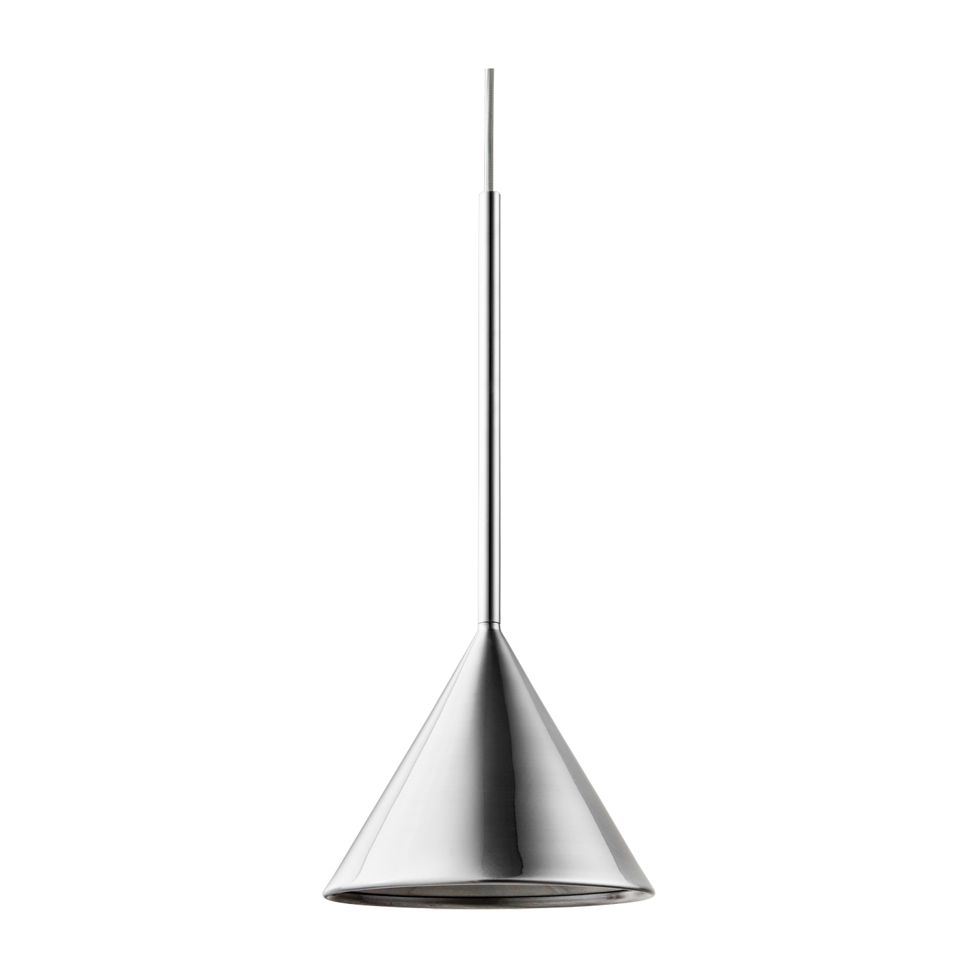 Aluminum suspension chrome Figura Cone - Schneid Studio