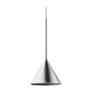 Sospensione Figura Cone in alluminio cromato Schneid Studio