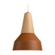 Hanging lamp in oak Eikon Basic - Schneid Studio