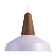 Suspension en bois de noyer lavande Eikon Circus - Schneid Studio