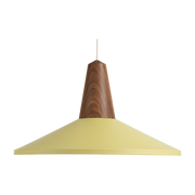 Lámpara colgante de nogal verde oliva Eikon Shell - Schneid Studio