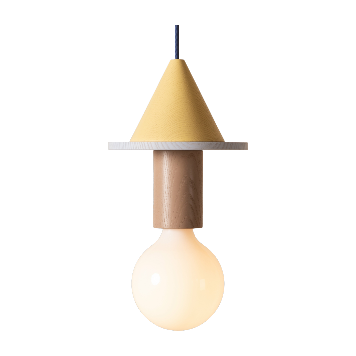 Junit Meringe Wooden Hanging Lamp - Schneid Studio