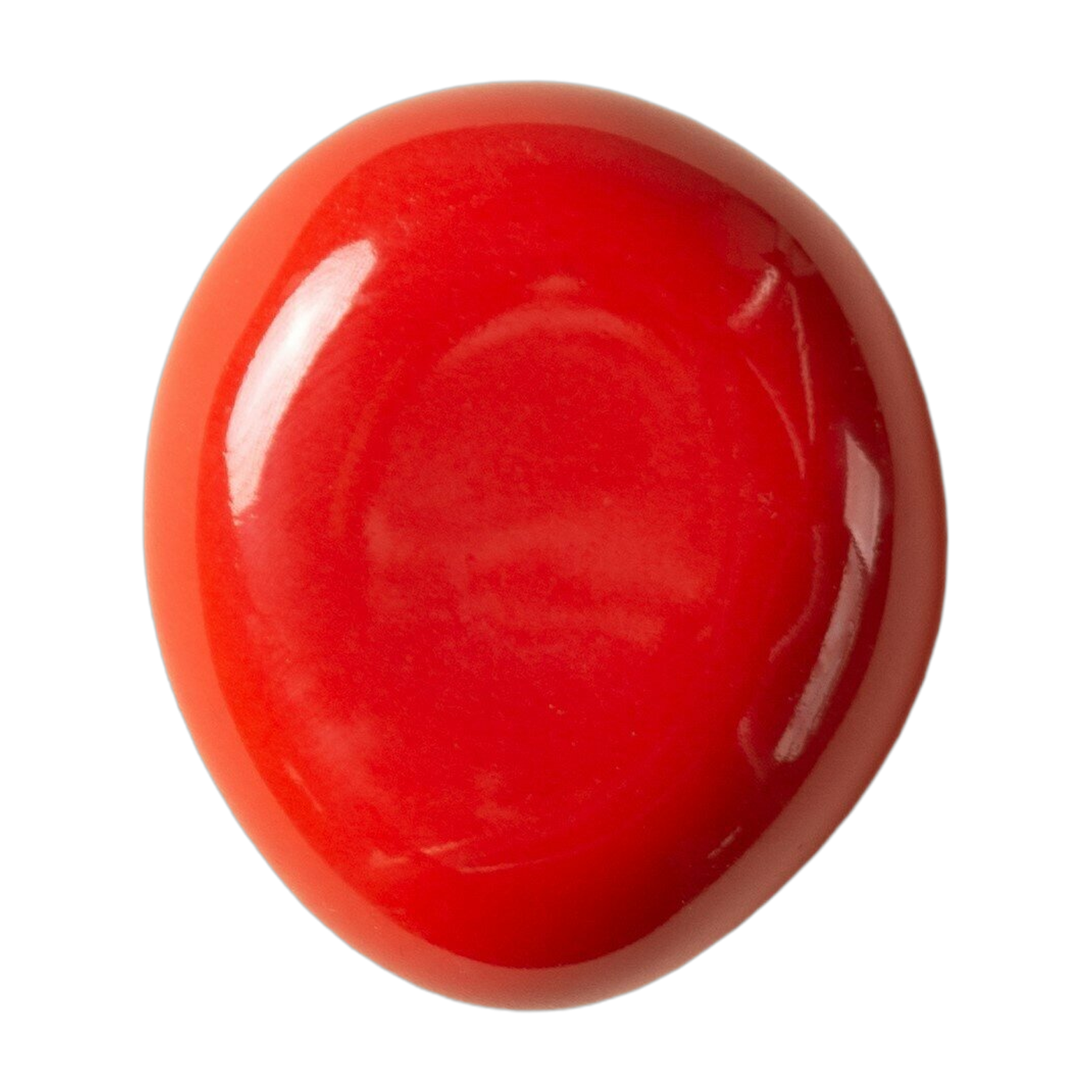 Gancio da parete rosso Il fossile Galet - Schneid Studio