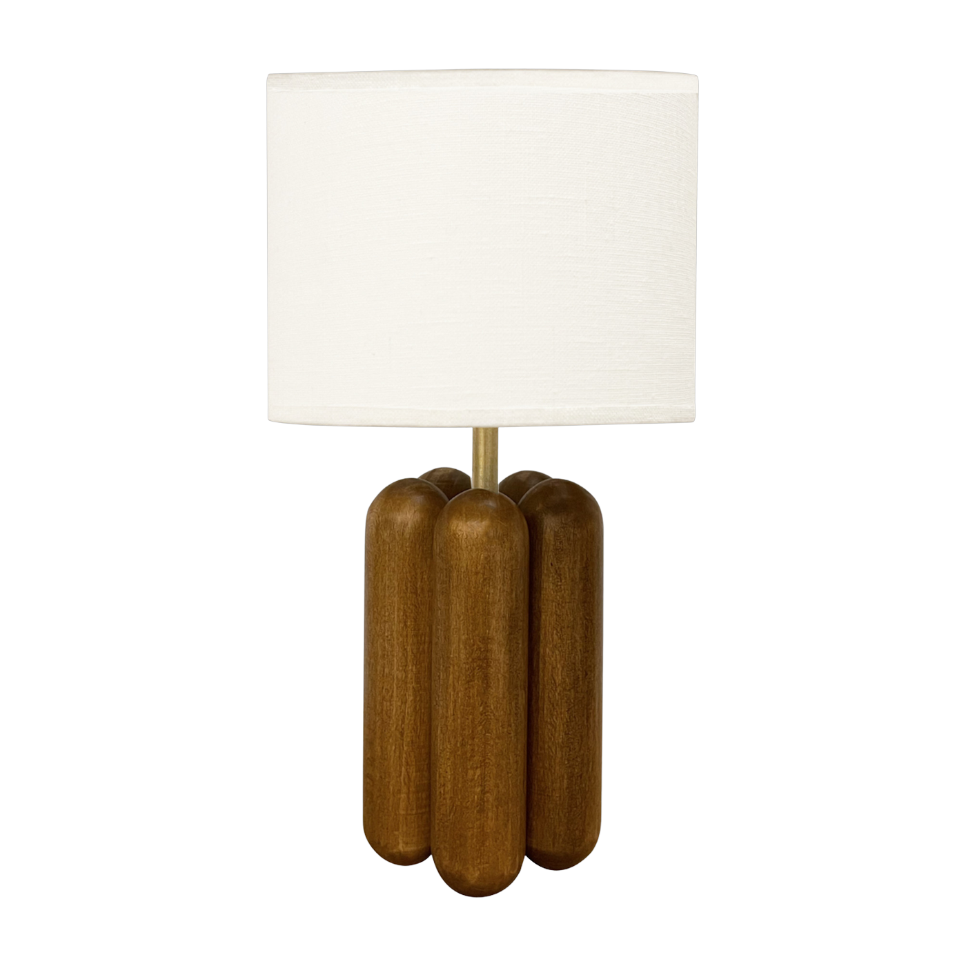Kleine Lampe aus Holz und Leinen Charlotte -. Cosin Paris