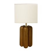 Piccola lampada in legno e cotone Charlotte - Cosin Paris