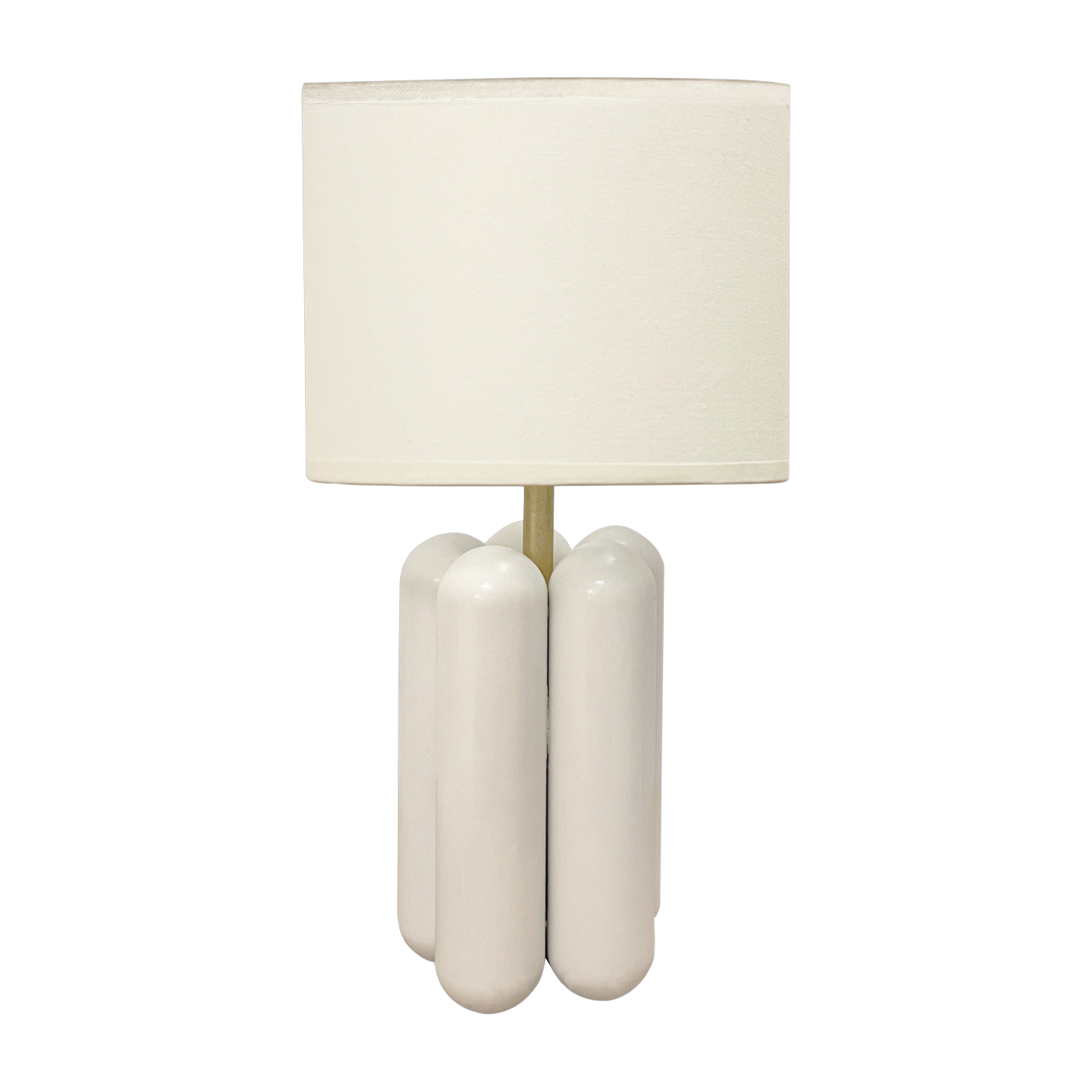Kleine Lampe aus Holz und Baumwolle in Creme Charlotte - -. Cosin Paris