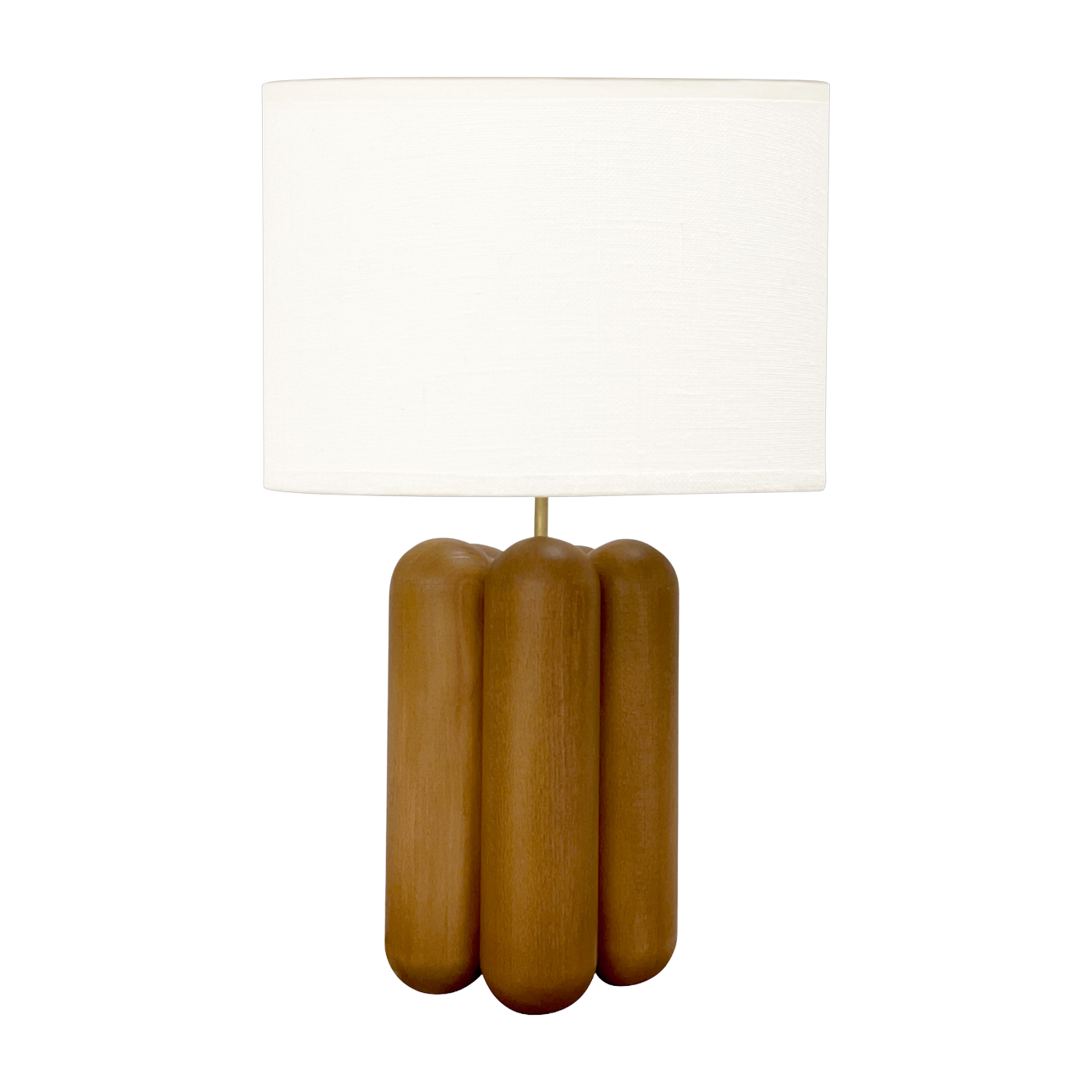 Große Lampe aus Holz und Leinen Charlotte -. Cosin Paris