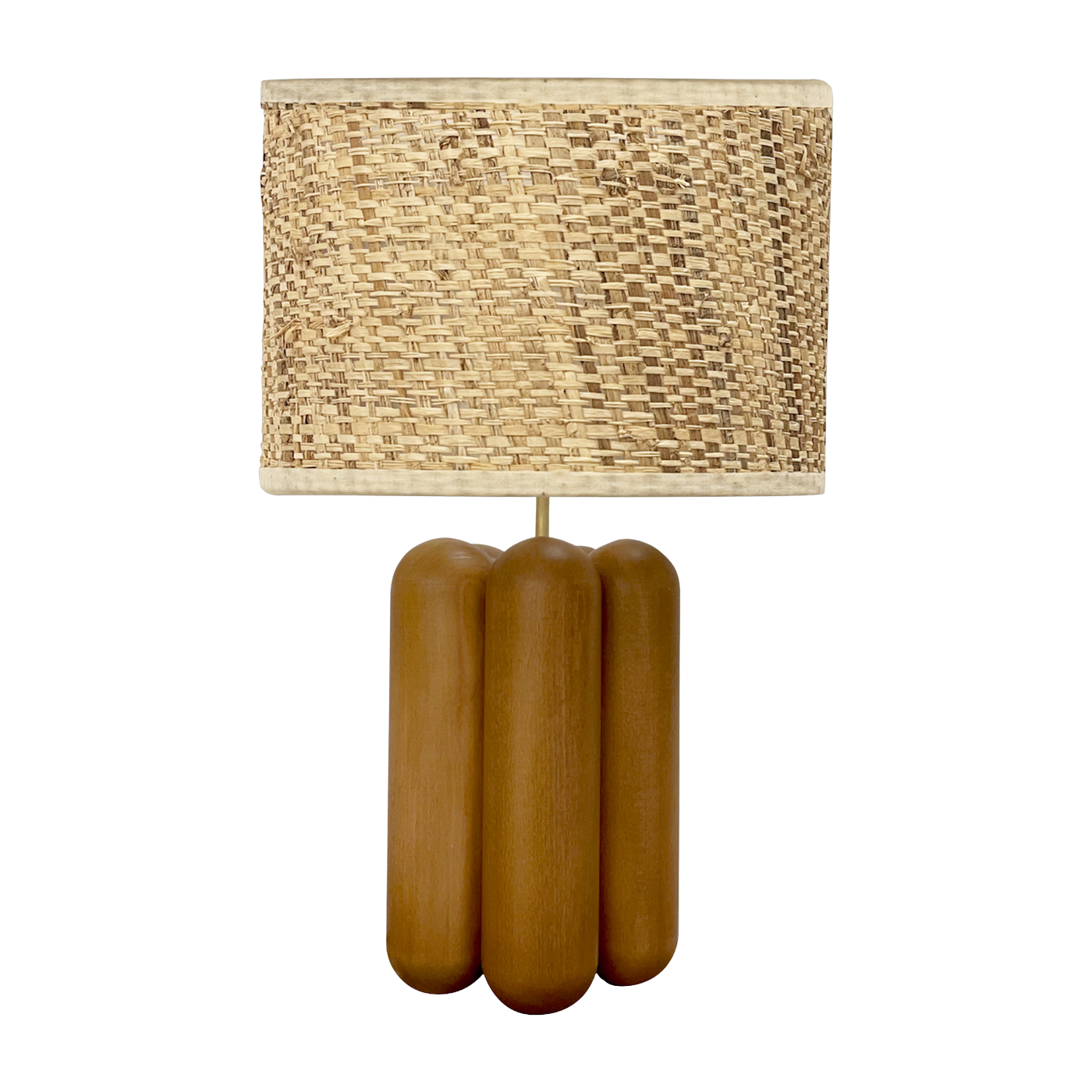Große Lampe aus Holz und raphia Charlotte -. Cosin Paris