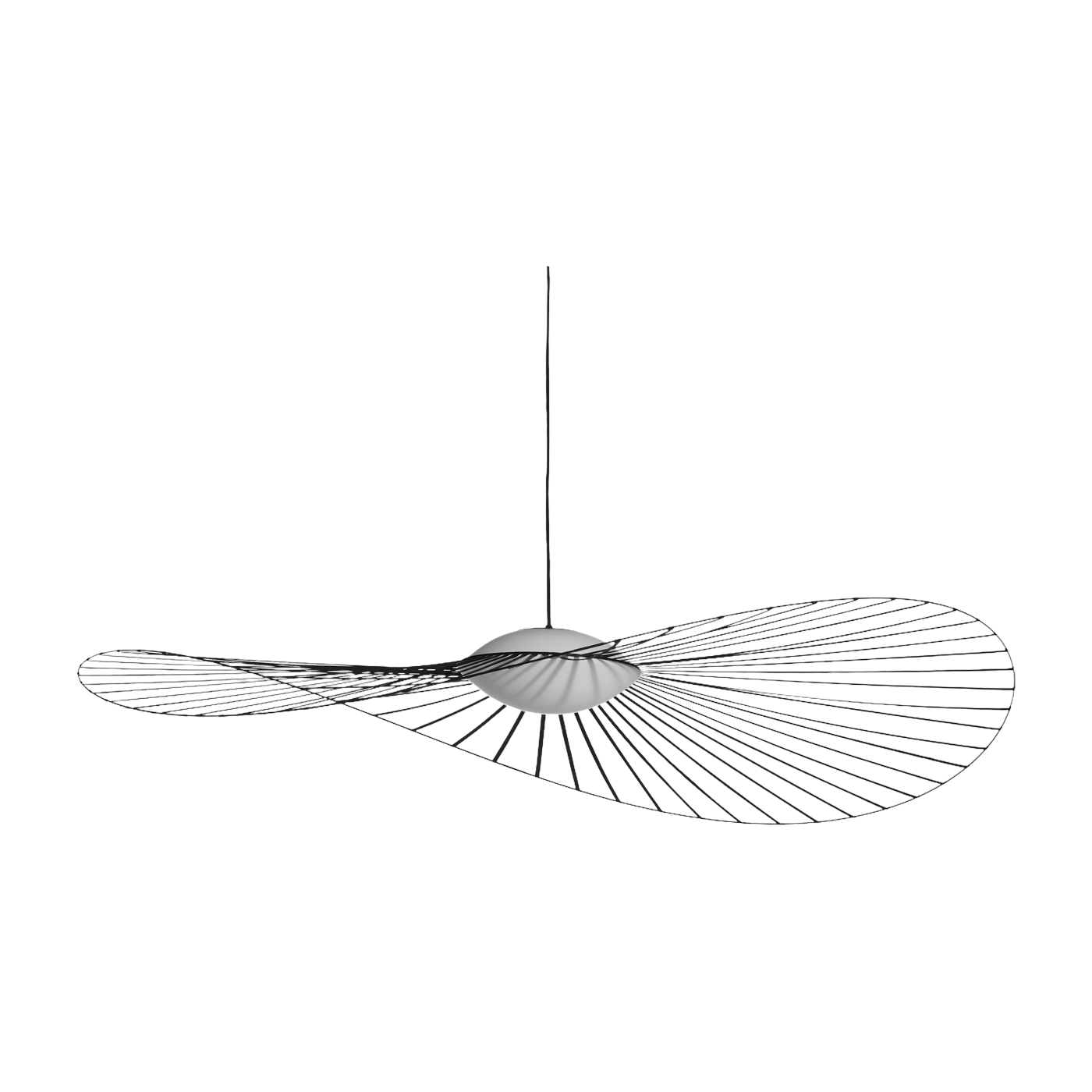 Suspension noire et blanche 140 cm Vertigo Nova - Petite Friture