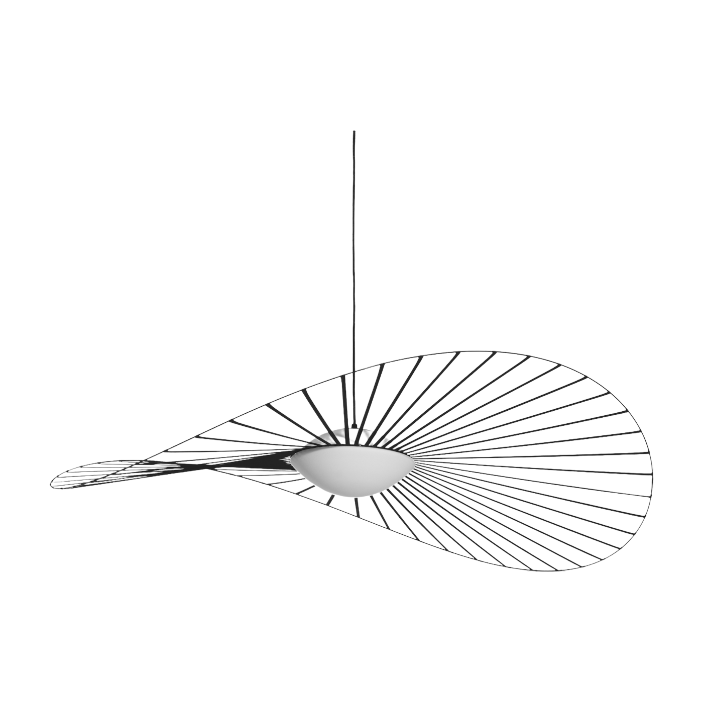 Suspension noire et blanche 110 cm Vertigo Nova - Petite Friture
