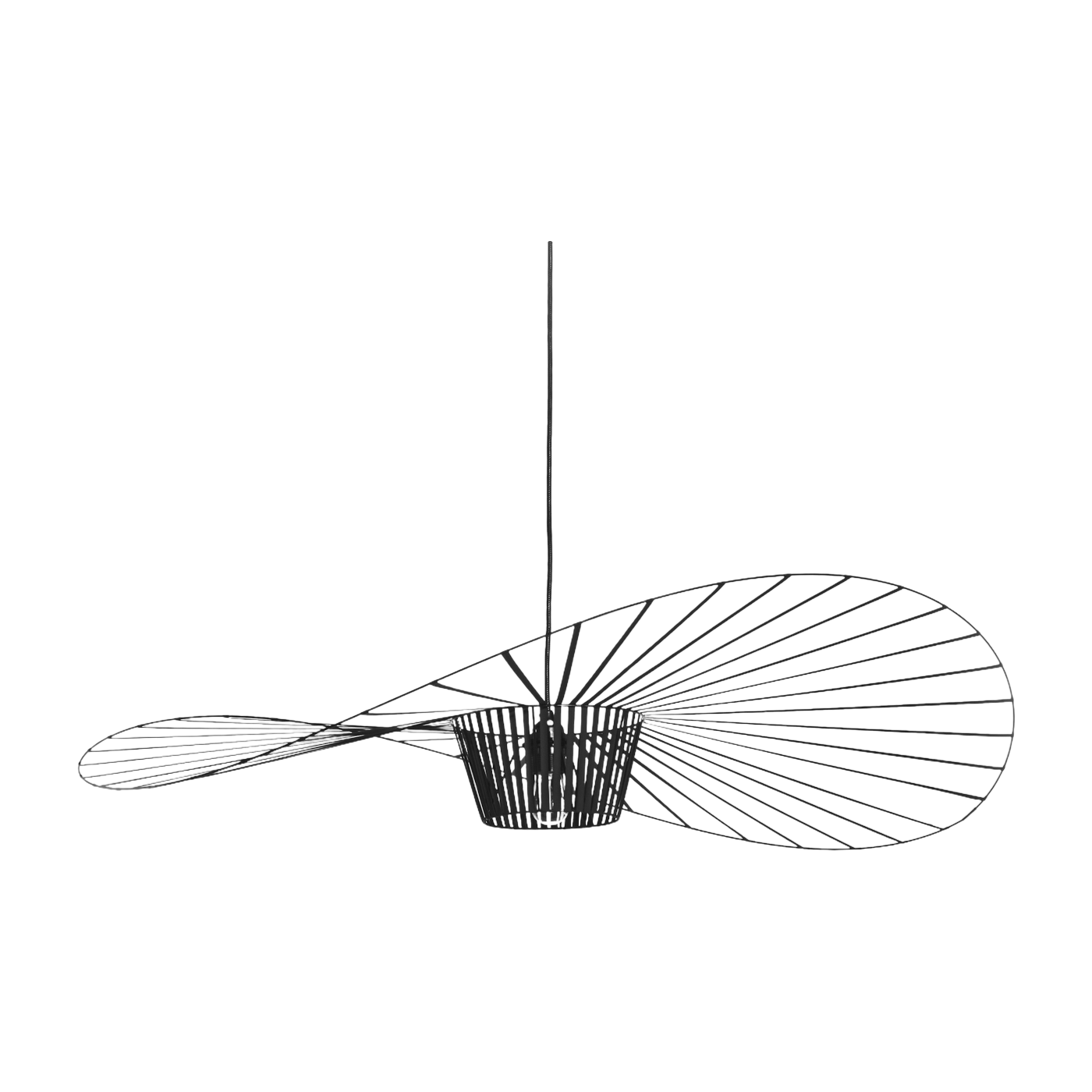 Hängeleuchte schwarz 110 cm Vertigo - Petite Friture