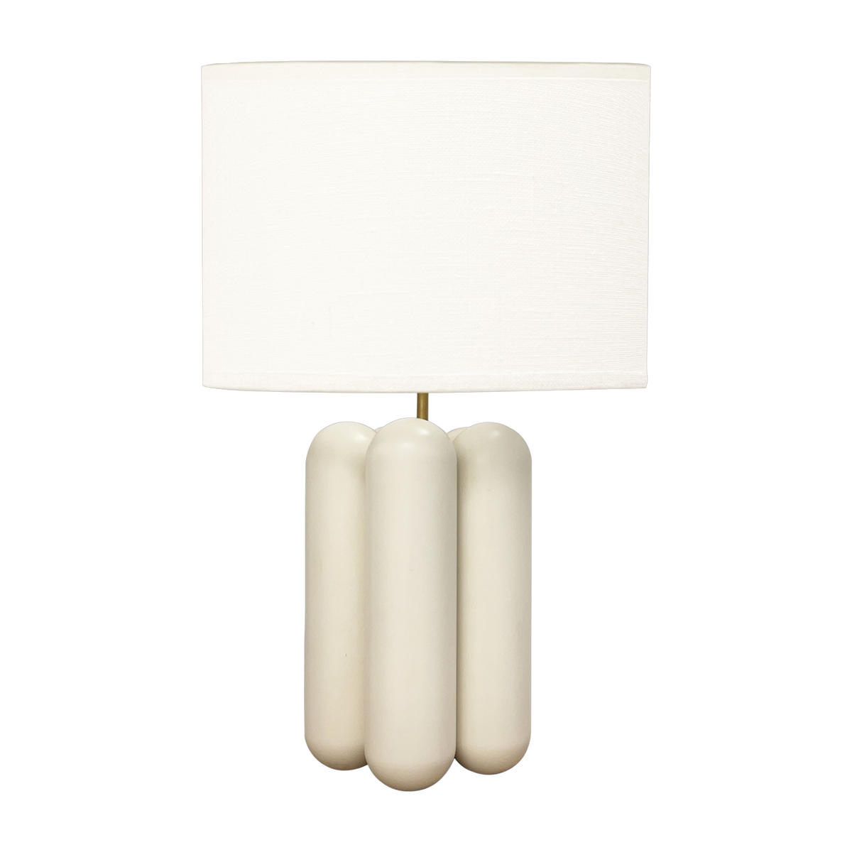 Lampe aus Holz und cremefarbenem Leinen Charlotte -. Cosin Paris