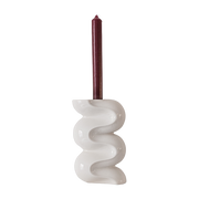 Grand Ganache cream ceramic candle holder - Cosin Paris
