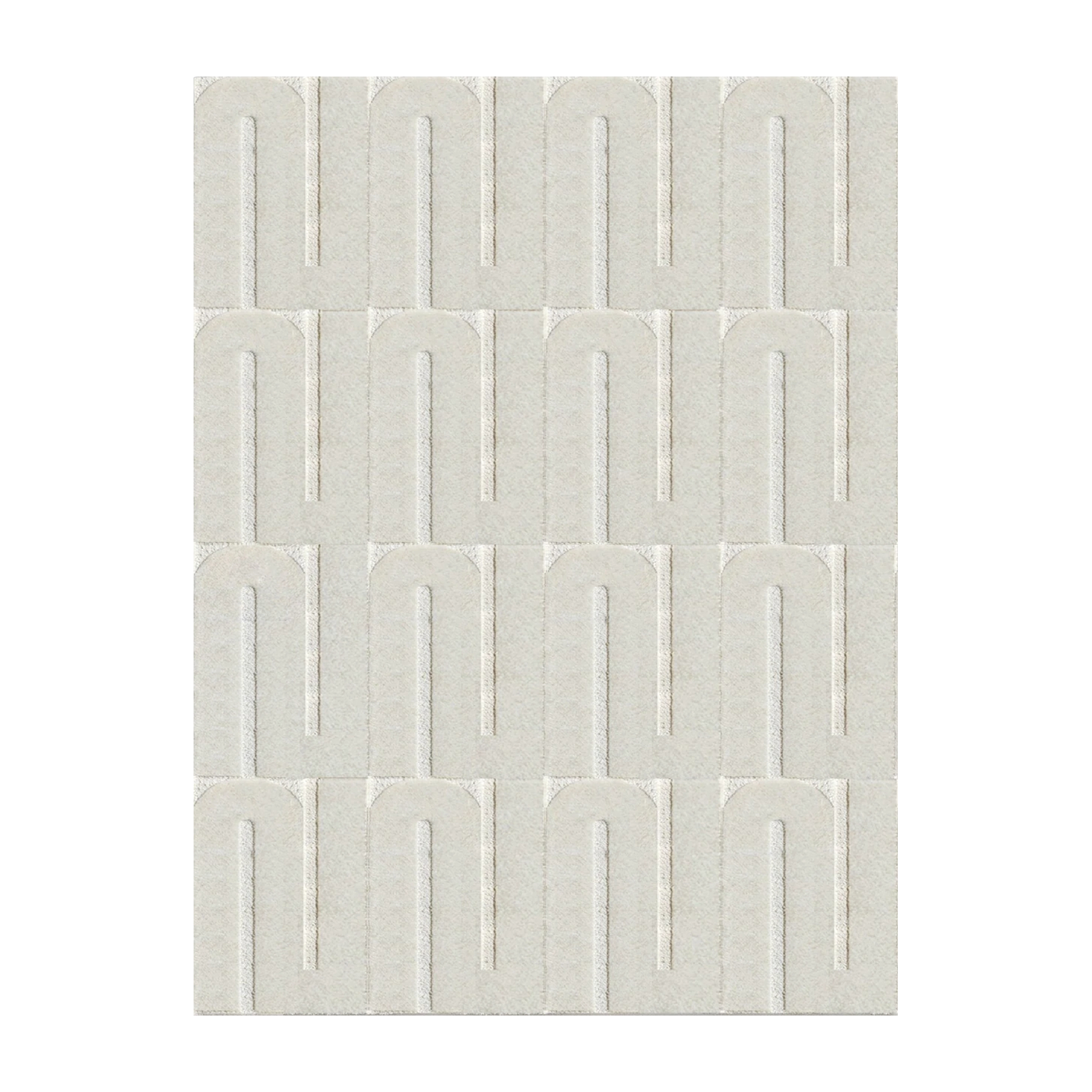 Tappeto in lana bianco panna 200x200 cm Opera - Cosin Paris