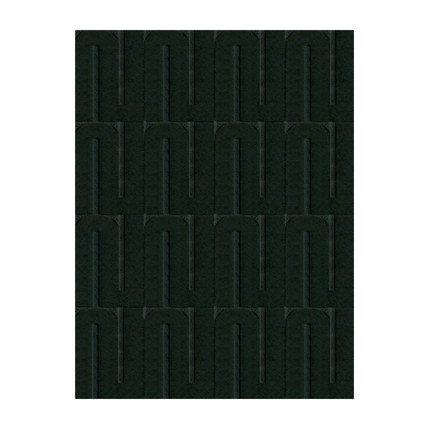 Fir green wool carpet 300x200 cm Opera - Cosin Paris