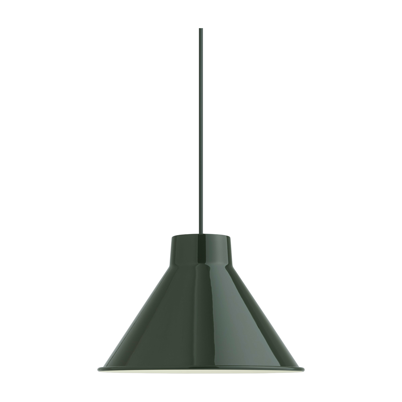 Hängeleuchte aus grünem Stahl 28cm Top -. Muuto