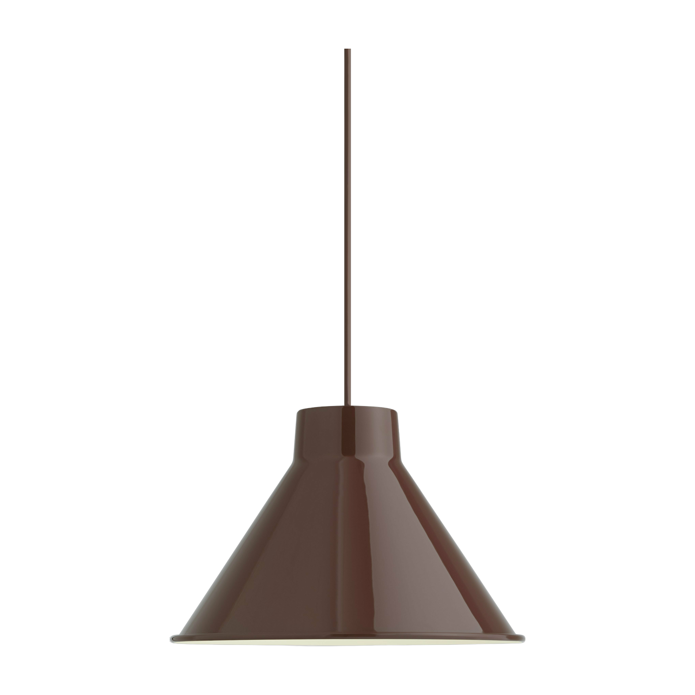 Hängeleuchte aus rotem Stahl 28cm Top -. Muuto