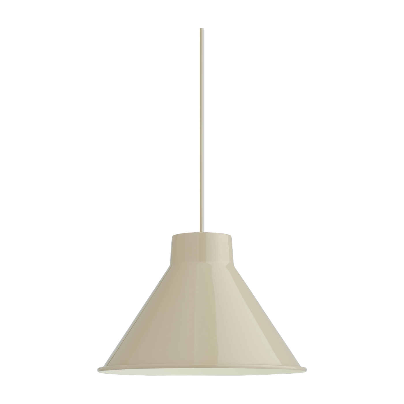 Hängeleuchte aus sandfarbenem Stahl 28cm Top -. Muuto