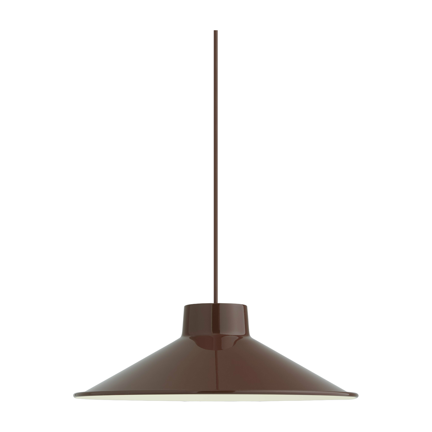 Hängeleuchte aus rotem Stahl 36cm Top -. Muuto