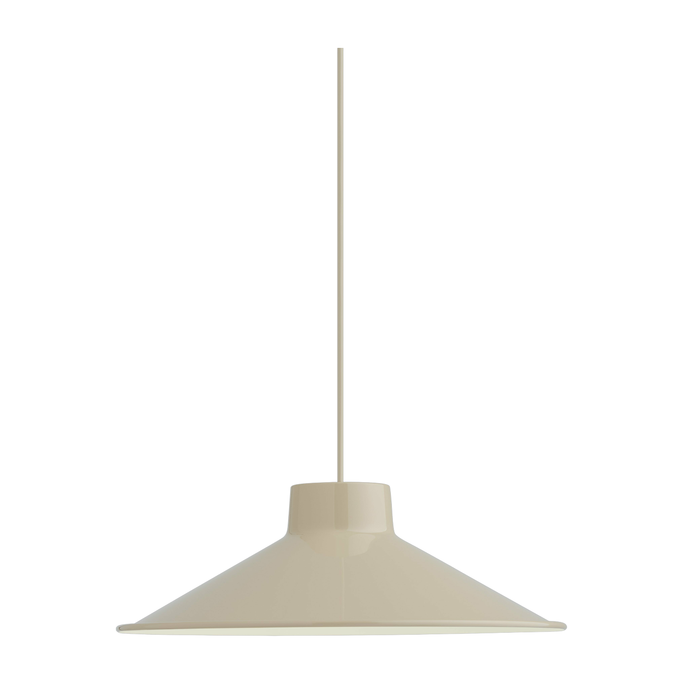 Hängeleuchte aus sandfarbenem Stahl 36cm Top -. Muuto