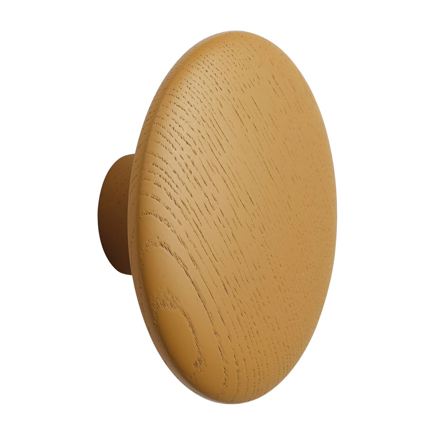 Patère ronde en chêne orange brulé 13 cm The Dots - Muuto
