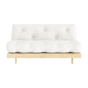 Sofá cama blanco de pino macizo Roots - Karup