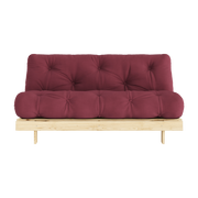 Sofá cama burdeos de pino macizo Roots 160 - Karup