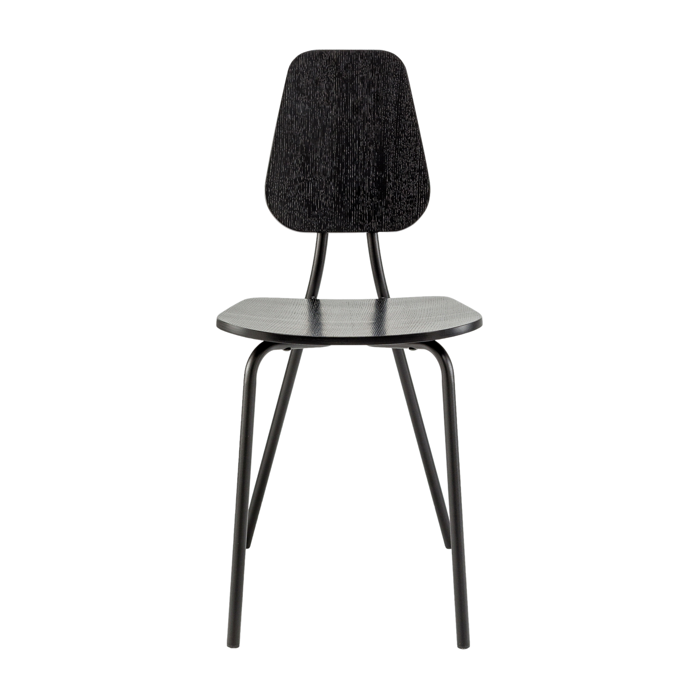 Sedia Hoya in rovere impiallacciato nero - Emko