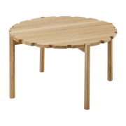 Natural oak side table 80 cm Pinion - Emko