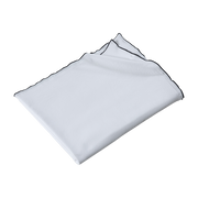Nappe carrée en coton lavé blanche 170 x 170 cm - The Cool Republic