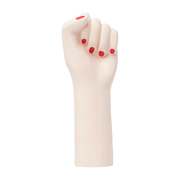 Vase white ceramic S Girl Power - DOIY