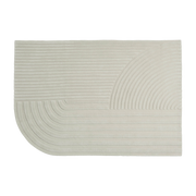 Wollteppich 170 x 240 cm off-white Relevo - Muuto