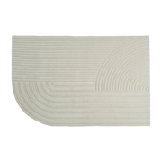 Wollteppich 200 x 300 cm Off-White Relevo - Muuto