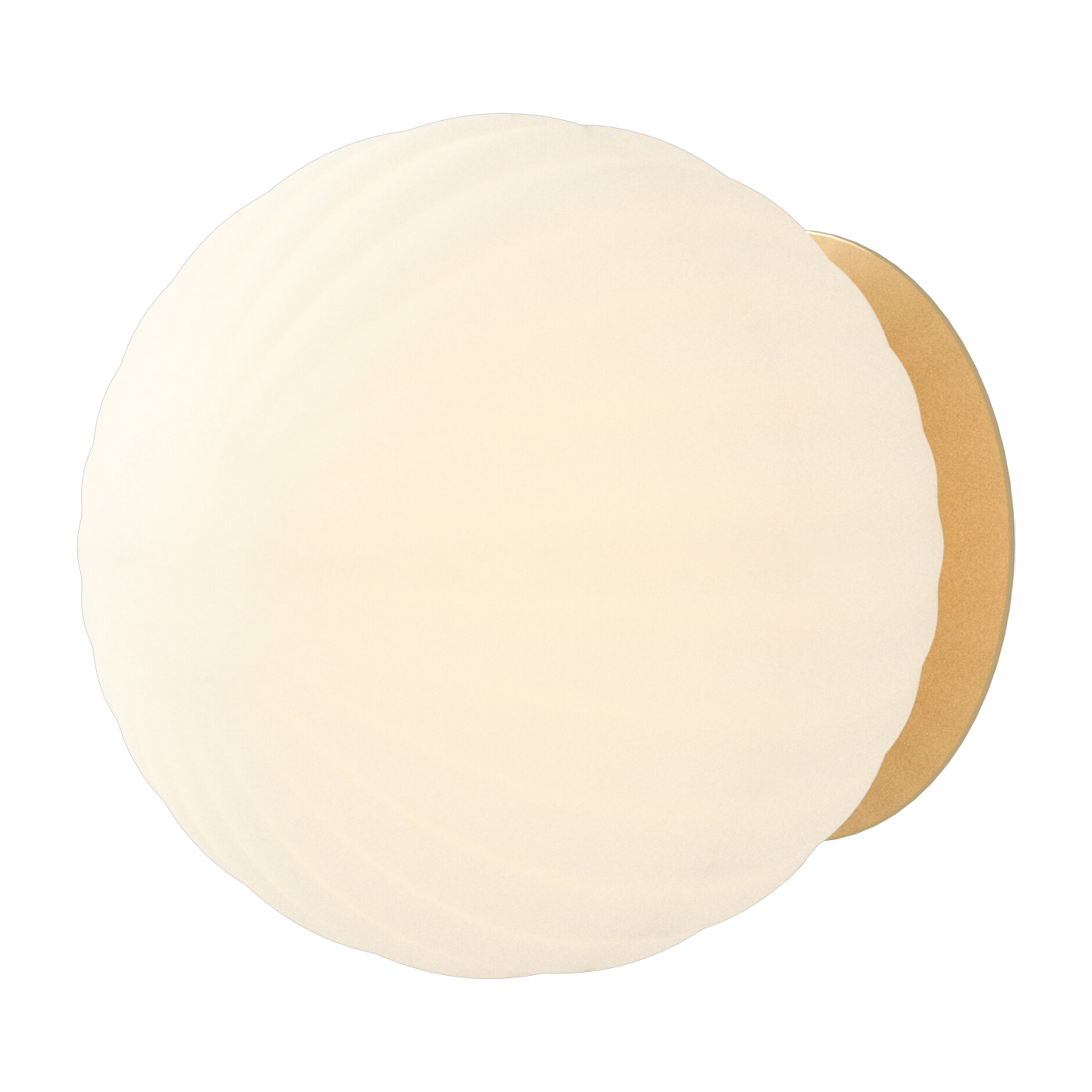 Lámpara de pared de vidrio blanco Modeco - Nordic Tales